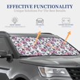 thumbnail image 4 of Vsdgher Baby Cow Print Car Windshield Sun Shade, Reflective Sunshade Window Sunshade Sun Visor Protector Fit for Cars,Trucks,SUVs-Large, 4 of 6