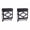 B, variant on 2Pcs Solar Powered Lights For House Outdoor Garden Fence Lamp