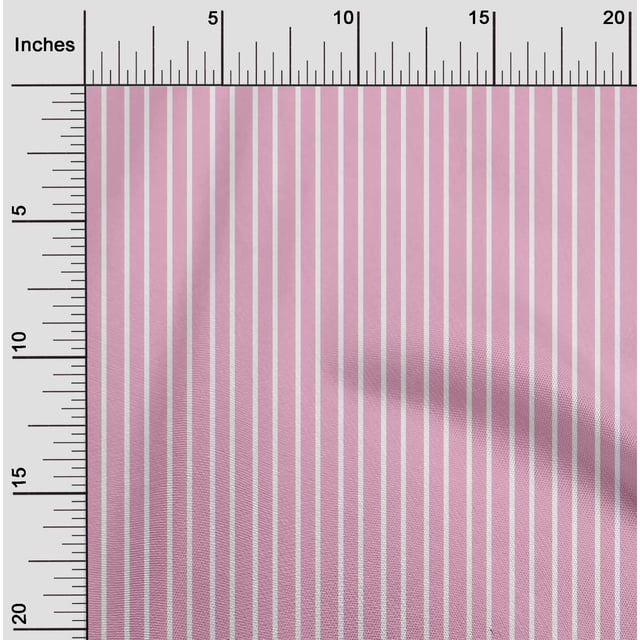 oneOone Tissu Polyester Lycra Tissu à Rayures Imprimé BTY 56 Pouces de Large