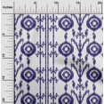 thumbnail image 1 of oneOone Silk Tabby Fabric Paisley|Stripe & Circle Ikat Decor Fabric Printed BTY 42 Inch Wide, 1 of 1