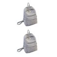 thumbnail image 4 of Decodeary Durable Backpack For School And Travel Comfortable And Sturdy Fashion School Bag LightGray 2Set, 4 of 6