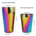 thumbnail image 3 of Ymiko Shaker en Acier Inoxydable Fournitures de Bar, Stylé Coloré en Acier Inoxydable Boston Cocktail Shaker Mélange Outils de Secouage Accessoires pour Bar, 3 of 8