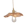 thumbnail image 3 of Xuanheng Flower Pendant Light Flower Glass Hanging Lamp for Bedside Coffee Restaurant Amber, 3 of 8