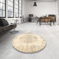 thumbnail image 3 of Ahgly Company Tapis d'Intérieur Carré Traditionnel Brun Persan, 5' Carré, 3 of 6