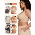 thumbnail image 4 of PoseFree Jelly Bra for Women Seamless Wireless Bra Soft Comfort Full Coverage Supportive Bras, Nude L, 4 of 7