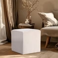 thumbnail image 2 of Meridian Furniture Roy Beige Ottoman/Stool, 2 of 8