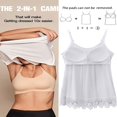 thumbnail image 2 of CHOK Camisoles à Soutien-Gorge Intégré pour Femmes, Bretelles Spaghetti Ajustables, Débardeur Sans Manches, Hauts d'Été, 2 of 6