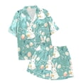 thumbnail image 4 of MIASHUI Ensemble de Pyjama 2 Pcs Unisexe Garçons Filles Imprimé Vêtements de Nuit, Bleu Clair, 6-7 Ans, 4 of 4