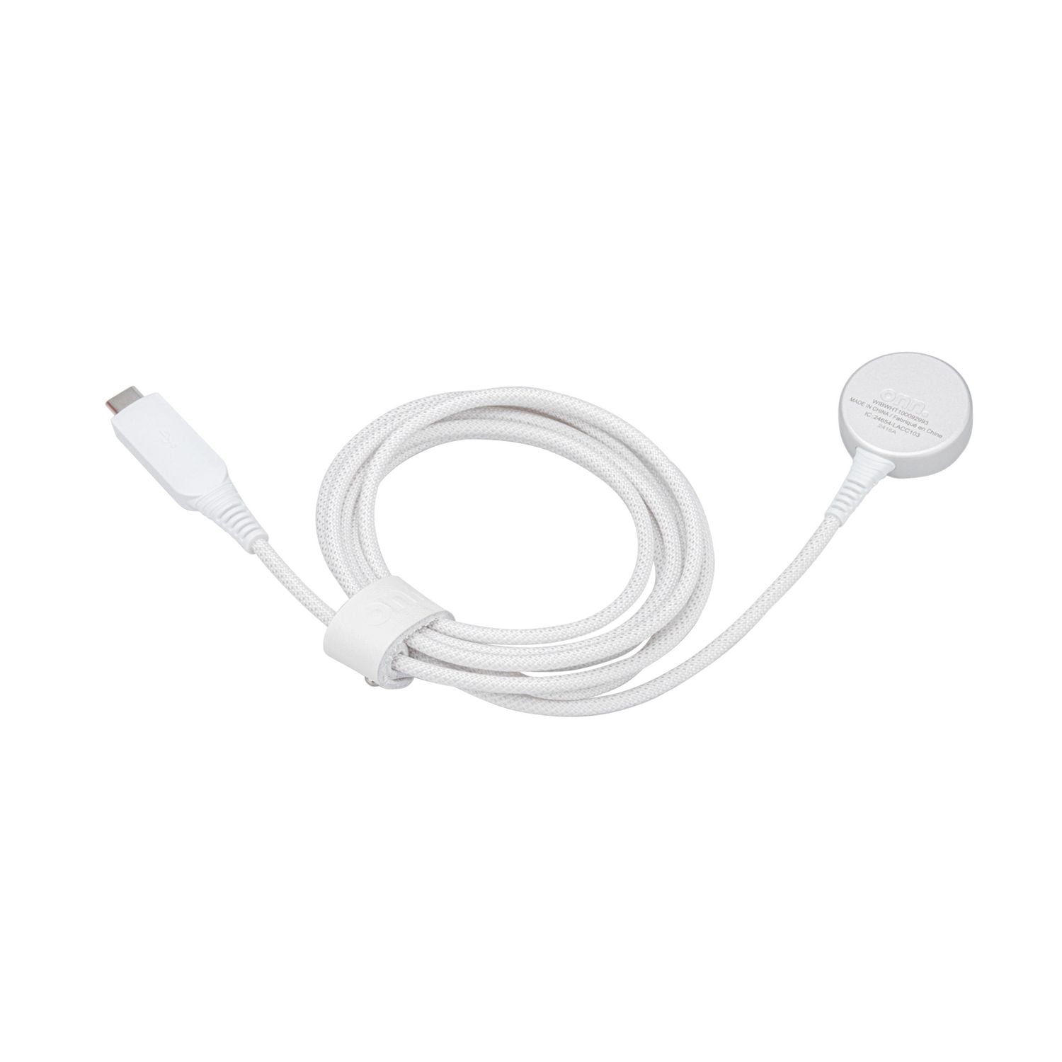 Câble de chargement magnétique USB-C de 1,8 m/6 pi de onn. pour Apple Watch