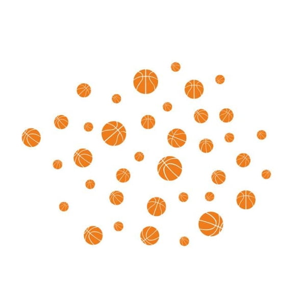 Bwiyojiz Home Decor Christmas Decorations One Meter Wall Sticker Basketball Boy Background Living Room Bedroom Decoration, Gifts for Family