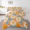 thumbnail image 2 of Erosebridal Groovy Flower Bedding Queen Comforter Set, Cartoon Daisy Down Comforter, Princess Decor, Lightweight 3 Pieces, 2 of 8