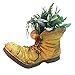 thumbnail image 3 of Toad Hollow HomeStyles Extra Large Old Boot Planter 10"" H Holds 6"" W Pot, 3 of 4