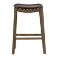 thumbnail image 1 of Topline Home Furnishings Pub Height Stool, Faux Leather, 1 of 5