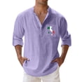 thumbnail image 3 of Shirt Top down Graphic T Shirt Men Mesh Sleeve Shirt Microfiber Tee Shirts for Men Printed Sleeve Long Sleeve Lightweight Shirt Men Mens Short Sleeve Crotch Shirt Button down Romper Button Romper Men', 3 of 3
