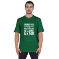 thumbnail image 1 of Inkmeso T-shirt à Col Rond pour Homme, Graphique Imprimé « J'ai Demandé à Dieu Mon Meilleur Ami, Il m'A Envoyé Mon Fils », Tee pour Père Fils Amour, 1 of 7