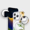 thumbnail image 5 of MagSafe iPhone 15 Pro Yellow Wildflower Clear Case, 5 of 5
