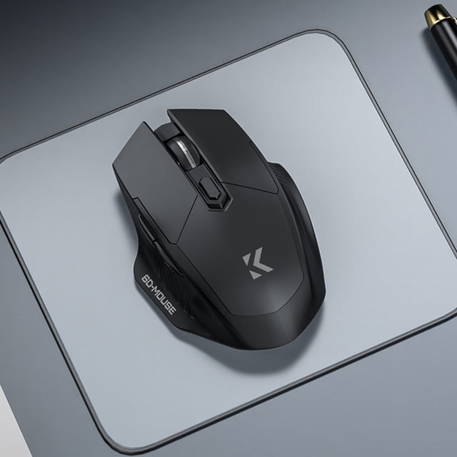 Wireless Gaming Mouse, Bluetooth & 2.4G Dual Mode, 1600 DPI Adjustable, Type-C Fast Charging, Silent Click, Portable Office Mouse, Multi-Device Connectivity, Ergonomic Design