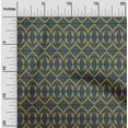 thumbnail image 1 of oneOone Cotton Cambric Fabric Geometric & Paisley Block Printed Fabric 1 Yard 56 Inch Wide, 1 of 4