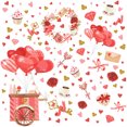 thumbnail image 2 of Agiferg Valentine's Day Glass Stickers Wall Stickers Romantic Atmosphere Layout Decoration Stickers, 2 of 7