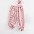 thumbnail image 3 of JMYHOAM Rentrée des Classes Pantalons en Lin pour Garçons Été Décontracté Pantalons d'Été pour Garçons Coton Lin à Bretelles Imprimé Pantalons Anti-Moustiques, 3 of 3