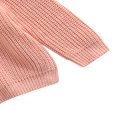 thumbnail image 4 of Toddler Boys Girls Knit Sweater Oversized Sweatshirt Fall Winter Pullover Tops, 4 of 6