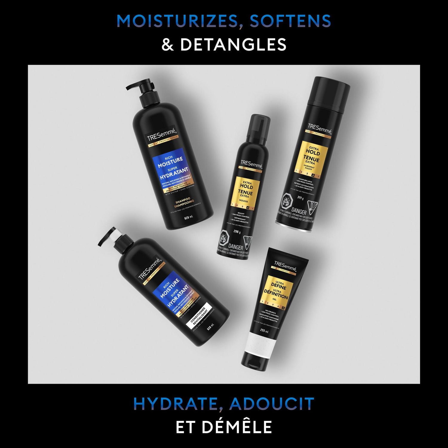 TRESemmé Conditioner Rich Moisture Restore, Replenish & Detangle, 828 ml
