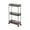 Black, variant on Weloille Transparent Acrylic Three-Tier Storage Trolley, 1 Piece, Rolling Design for Easy Movement, Ideal for Kitchen, Bathroom Organization