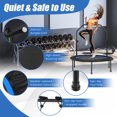thumbnail image 3 of Costway Trampoline de Mise en Forme Pliable et Ajustable de 40 Pouces avec Bandes de Résistance, Gym à Domicile, 3 of 7