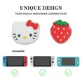 thumbnail image 2 of 4 PCS Thumb Grips Caps for Switch/Switch Lite/Switch OLED, Analog Stick Button Cover, Cute Joystick Caps for Joycons Controller, 2 of 7