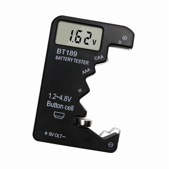 SDNall Digital Battery Tester with Large Lcd Display, Capacity Meter for Aa Aaa C D 9V Batteries, Accurate Portable Voltage Checker