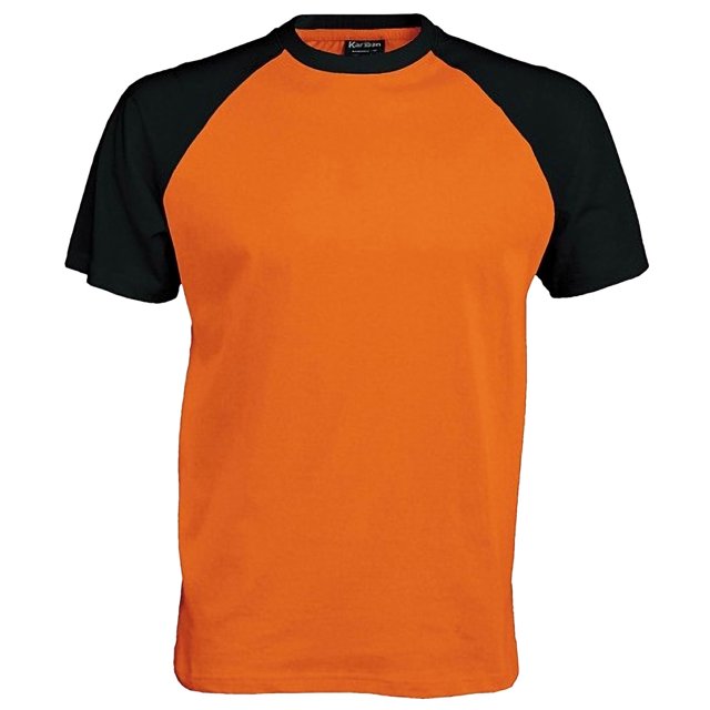 Kariban T-Shirt de Baseball à Manches Courtes pour Hommes