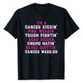 thumbnail image 2 of Fartey T-Shirt Rose « I'm A Cancer Kickin' » pour Femmes, Doux et Confortable, Sensibilisation au Cancer du Sein, Manches Courtes, Hauts Tee Amples Décontractés à Col Rond, Chemisiers Inspirants, 2 of 6