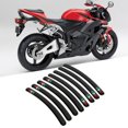 thumbnail image 3 of Wheel Rim Stickers Waterproof Reflective Tire Decoration for  Racing Car, 3 of 7