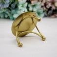 thumbnail image 3 of Product Category Candles & Holders | Elegant Golden Round Candle Holder for Wedding Table Décor | Ornament 1pc Home, 3 of 7