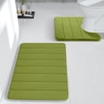 thumbnail image 4 of Sokhug Rugs Clearance Bathroom Rugs Sets 2 Foam Bath Mat for Toilet Soft Absorbent Bath Rugs Non-Slip Thick Machine Washable, 4 of 8