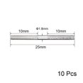 thumbnail image 2 of Unique Bargains M2x25mm Pushrod Connector Stainless Steel Rod Linkage 10pcs, 2 of 3