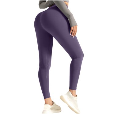 cfhntfmh High Waisted Yoga Leggings for Women Soft Stretchy Butt Lifting Pants for Workout Running Biker