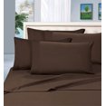 thumbnail image 2 of Mocassi ® 1500 Thread Count Brushed Microfiber Prestige Collection Luxury Bed Sheets Set , Queen, Chocolate Brown, 2 of 2