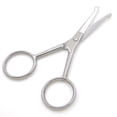 thumbnail image 1 of 105 MM Mustache Scissors Fashionable Durable Different Colors Exquisite Appearance Easy Installment High Gloss Beauty Clipper Bright Silver, 1 of 8