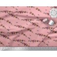 thumbnail image 2 of Soimoi polyester Crepe Fabric Colorful Bird Print Fabric by Yard 42 Inch Wide, 2 of 3