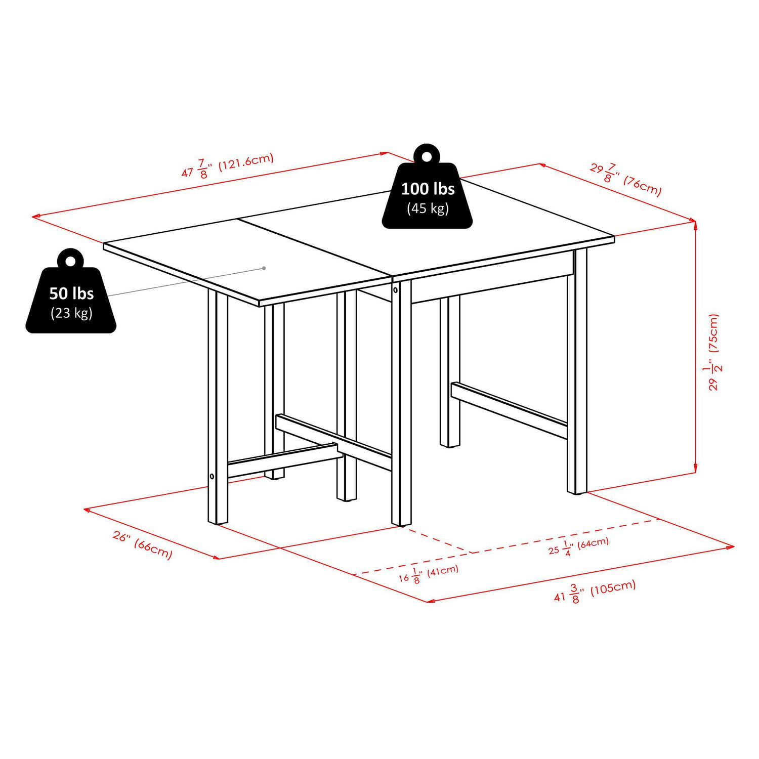 Lynden Drop Leaf Dining Table