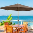 thumbnail image 5 of Table Outdoor Umbrella Cloth Umbrella Replacement Courtyard Center Pillar Banana Umbrella Cloth Replacement Cover Sunshade Rainproof Sun Umbrella Clearance, 5 of 5