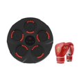 thumbnail image 2 of Machine d'Entraînement de Boxe Musicale, Cible Murale Électronique Intelligente, avec Lumières pour Enfants, Adultes, Maison, Intérieur, Gym Motif Gants Rouges, 2 of 10