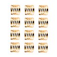 thumbnail image 3 of yingyy 12pcs Back Pattern Wedding Napkin Rings Table Decoration Hollow Table Decoration Napkin Buckle Out Family Gatherings Everyday Use Napkin Buckle Holder, 3 of 7