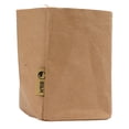 thumbnail image 3 of Washed Kraft Paper Bag, Kraft Paper Food Storage Bags Waterproof Practical Foldable Tear Resistant Wear Resistant  For Fruits For Household Sundries S,M,L,XL, 3 of 8