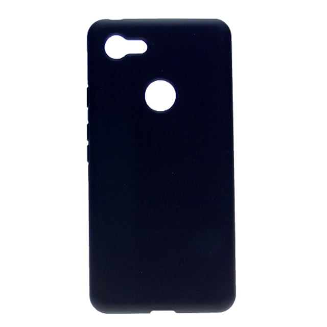 Google Pixel 3a XL Soft TPU Case by Phonesmart, featuring an ultra-slim design made of high-quality soft thermoplastic polyurethane (TPU). The black case offers anti-scratch and shockproof protection with precise cutouts for full access to all ports and connections. Lightweight and only 0.3mm thick, it safeguards your phone from scratches, dust, and shocks.