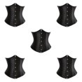 thumbnail image 1 of maskred Vêtements de Forme Corset à Lacets pour Femmes et Confortable Noir M 5Set, 1 of 6