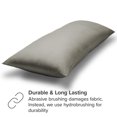 thumbnail image 4 of Bare Home Body Pillowcase - Zipper Closure - Ultra Soft - Double Brushed - Light Gray, 4 of 7