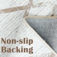 thumbnail image 4 of Rugking Area Rug 5X7 Kitchen Soft Rug Indoor Mat Geometric Print Floor Cover Thin Modern Carpet Doormat Non Slip Rugs for Living Bedroom Dining Room Taupe, 4 of 6