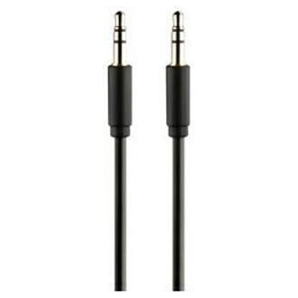 Rove RV12101 4 ft. 3.5 mm to 3.5 mm Auxiliary Cable Black